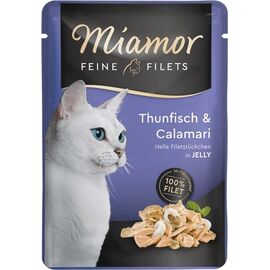MIAMOR CATS MOIST FOOD TUNA WITH SQUID 100 G