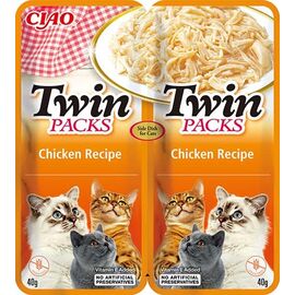 INABA TWIN PACKS CHICKEN - CAT TREATS - 2 X 40G