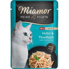 MIAMOR FILETS KURCZAK Z TUŃCZYKIEM W SOSIE 100G