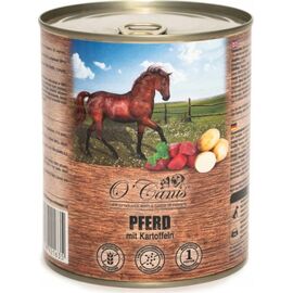 O'CANIS HORSE MEAT WITH POTATOES - WET DOG FOOD - 800G