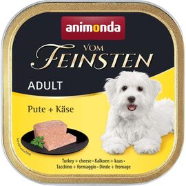 ANIMONDA VOM FEINSTEN ADULT TURKEY WITH CHEESE - WET DOG FOOD - 150G