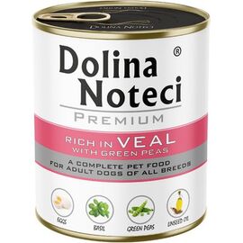 DOLINA NOTECI PREMIUM RICH IN VEAL WITH GREEN PEAS – WET DOG FOOD – 800G