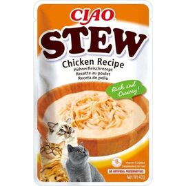 INABA CIAO STEW CHICKEN - CAT TREATS - 12X40G