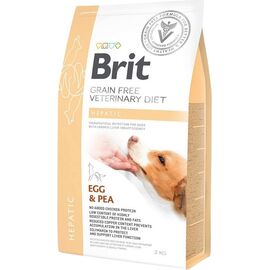 BRIT GRAIN FREE VETERINARY DIET HEPATIC EGG&PEA - DRY DOG FOOD - 2 KG