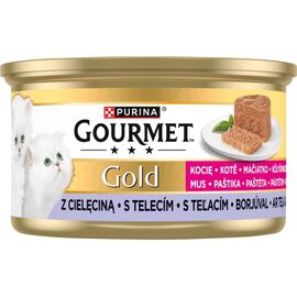 PURINA NESTLE PURINA GOURMET GOLD KITTEN VEAL MOUSSE - WET CAT FOOD - 85G
