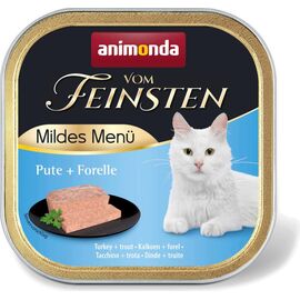 ANIMONDA VOM FEINSTEN MILDES MENU TURKEY AND TROUT  - WET CAT FOOD - 100G