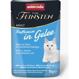 ANIMONDA VOM FEINSTEN ADULT RAFFINESSE IN JELLY RICH IN CHICKEN WITH COD - WET CAT FOOD - 85 G