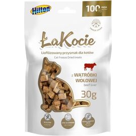 HILTON ŁAKOCIE FREEZE DRIED BEEF LIVER - CAT TREATS - 30G