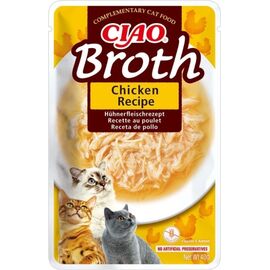 INABA CIAO BROTH CHICKEN - CAT TREATS - 12X40G