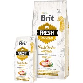 BRIT FRESH 12 KG ADULT APPLE, BUCKWHEAT, CHICKEN, POTATO