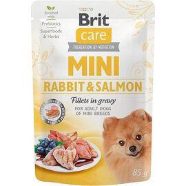 BRIT CARE MINI RABBIT&SALMON - WET DOG FOOD - 85 G