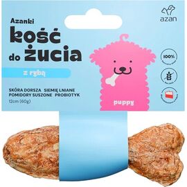 BRIT AZANKI COD BONE WITH PROBIOTIC PUPPY IN FISH SHAPE – DOG TREAT – 12 CM