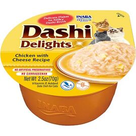 INABA DASHI DELIGHTS KURCZAK Z SEREM - PRZYSMAK DLA KOTÓW - 70G