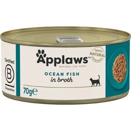 APPLAWS OCEAN FISH IN BROTH - WET CAT FOOD - 70G