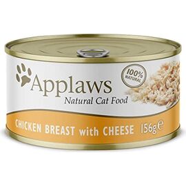 APPLAWS NATURAL CAT FOOD CHICKEN BREAST WITH CHEESE - WET CAT FOOD - 156G