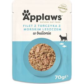 APPLAWS NATURAL CAT FOOD TUNA WITH SEA BREAM - WET CAT FOOD - 70G