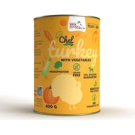 SYTA MICHA CHEF INDYK Z WARZYWAMI MOKRA KARMA DLA PSA 400G