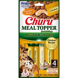 INABA CHURU MEAL TOPPER CHICKEN - DOG TREAT - 4 X 14G