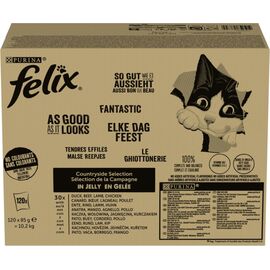 PURINA NESTLE PURINA FELIX COUNTRYSIDE SELECTION - WET CAT FOOD - 120X85G