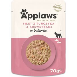 APPLAWS TUNA FILLET WITH PRAWN IN BROTH - WET CAT FOOD - 70G