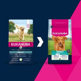 EUKANUBA ADULT L XL RICH IN LAMB & RICE - DRY DOG FOOD - 12KG