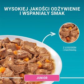 PURINA NESTLE PURINA ONE JUNIOR ŁOSOŚ/MARCHEW 85G