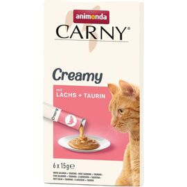 ANIMONDA CARNY SALMON WITH TAURINE - CAT TREATS - 6 X 15G