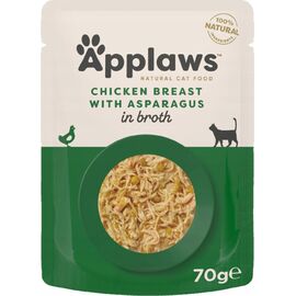 APPLAWS NATURAL CAT FOOD CHICKEN WITH ASPARAGUS - WET CAT FOOD - 70G