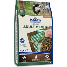 BOSCH ADULT MENUE - DRY DOG FOOD - 3KG