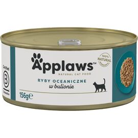 APPLAWS OCEAN FISH IN BROTH - WET CAT FOOD - 156G