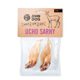 JOHN DOG ROE DEER EAR - DOG TREAT - 2