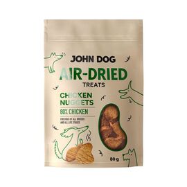 JOHN DOG AIR-DRIED CHICKEN NUGGETS - DOG TREAT - 80G