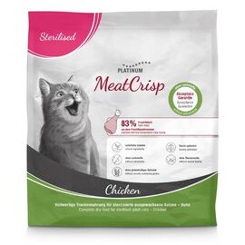PLATINUM MEATCRISP STERILISED CHICKEN - DRY CAT FOOD - 400G