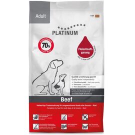 PLATINUM ADULT BEEF - SEMI-MOIST DOG FOOD - 15KG