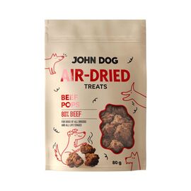 JOHN DOG AIR-DRIED BEEF POPS - DOG TREAT - 80G
