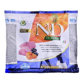 FARMINA N&D PUMPKIN LAMB&BLUEBERRY ADULT MINI 100G