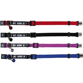 TRIXIE MY HOME TX-4180 CAT COLLAR WITH BELL AND ID CARD