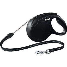 FLEXI NEW CLASSIC 8 M BLACK DOG RETRACTABLE LEAD