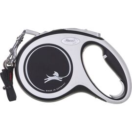 FLEXI NEW COMFORT M TAPE 5 M BLACK DOG RETRACTABLE LEAD