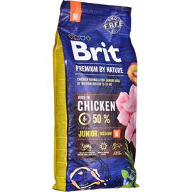 BRIT PREMIUM BY NATURE JUNIOR M - DRY DOG FOOD - 15KG