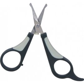 TRIXIE 2360 PET GROOMING SCISSORS BLACK, GREY, STAINLESS STEEL AMBIDEXTROUS UNIVERSAL