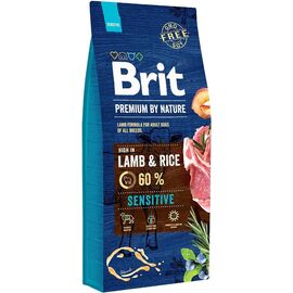 BRIT PREMIUM BY NATURE SENSITIVE LAMB & RICE - DRY DOG FOOD -15KG