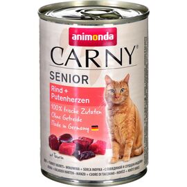 ANIMONDA CARNY SENIOR BEEF AND TURKEY HEARTS 400 G