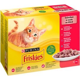 PURINA NESTLE FRISKIES MIX MEAT - WET CAT FOOD - 12 X 85 G