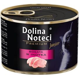 DOLINA NOTECI PREMIUM JUNIOR RICH IN TURKEY - WET CAT FOOD - 185G