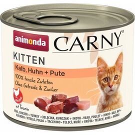ANIMONDA CARNY KITTEN VEAL CHICKEN TURKEY - WET CAT FOOD - 200G