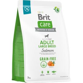 BRIT DRY FOOD FOR ADULT DOGS, LARGE BREEDS - BRIT CARE GRAIN-FREE ADULT SALMON- 3 KG