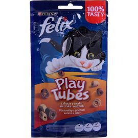 PURINA NESTLE FELIX PLAY TUBES CHICKEN, LIVER  - DRY CAT FOOD - 50 G