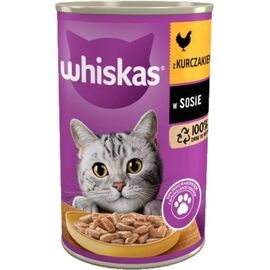WHISKAS CHICKEN IN SAUCE - WET CAT FOOD - 400G
