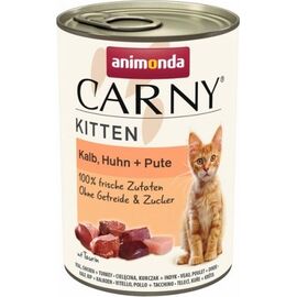 ANIMONDA CARNY KITTEN VEAL CHICKEN TURKEY - WET CAT FOOD - 400G